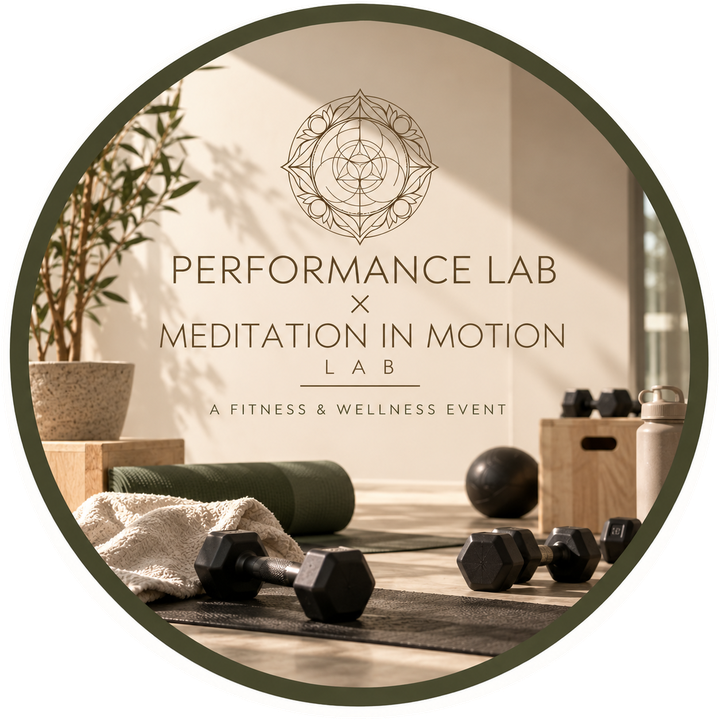 Performance Lab x Meditation in Motion Lab, a fitness and wellness event
